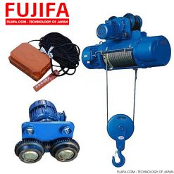 Pa lăng cáp điện CD1 3 tấn/12m điện 3 pha 380v CD1-3T-12M FUJIFA Chính hãng