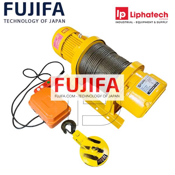 Máy tời điện đa năng FUJIFA KCD 1500/3000, 3P, 220V Cáp 30m-100m Chính Hãng phân phối COCQ