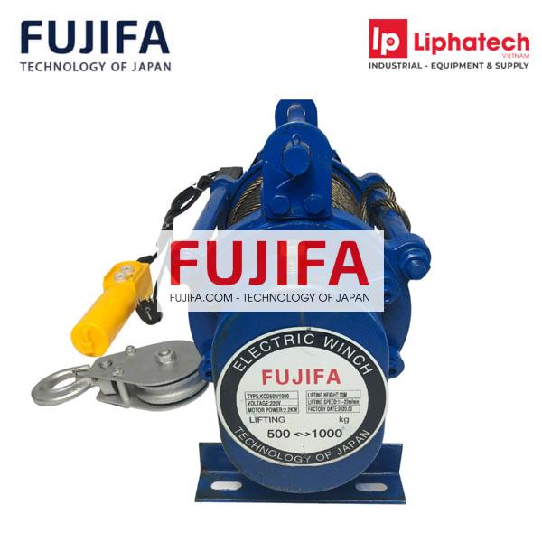 Máy Tời Điện Đa Năng FUJIFA KCD 500/1000 220V Cáp 30m Tốc Độ 7-14m/p Chính Hãng phân phối COCQ Máy Tời Điện Đa Năng FUJIFA KCD 500/1000 220V Cáp 30m Tốc Độ 7-14m/p Chính Hãng phân phối COCQ