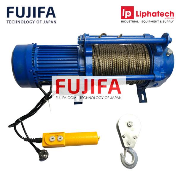 Máy Tời Điện Đa Năng FUJIFA KCD 500/1000 220V Cáp 30m Tốc Độ 7-14m/p Chính Hãng phân phối COCQ Máy Tời Điện Đa Năng FUJIFA KCD 500/1000 220V Cáp 30m Tốc Độ 7-14m/p Chính Hãng phân phối COCQ