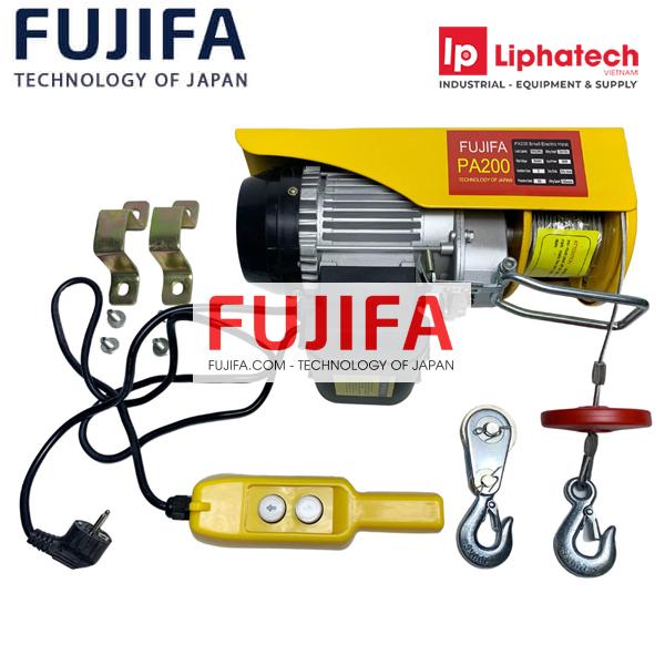 Máy tời điện mini 100-200kg FUJIFA PA 100/200 220V cáp 20-30m Chính Hãng Máy tời điện mini 100-200kg FUJIFA PA 100/200 220V cáp 20-30m Chính Hãng