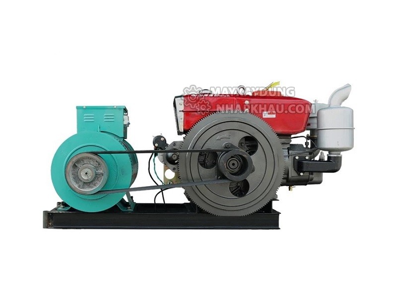 Máy phát điện đầu nổ D28/20KW/220V/ mát nước - Máy xây dựng nhập khẩu